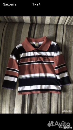 Поло Little мальчикам на 3-4 годика рост 100