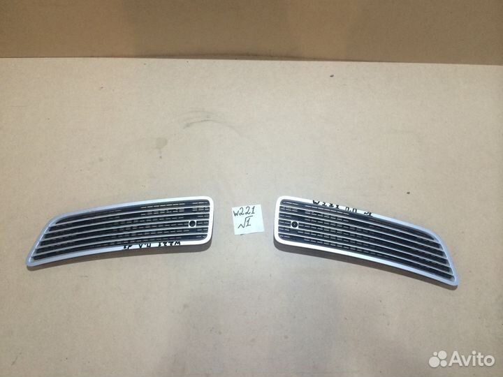Решетки капота Mercedes S-class W221 S500