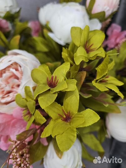 Исскуственные цветы пионы для декора