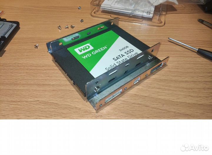 Крепление для HDD/SSD 2.5 дюйма в отсек 3,5 Espada