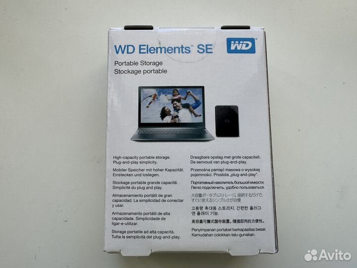 Новый внешний жесткий диск WD Elements 1Tb