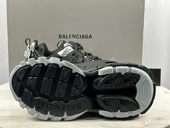 Кроссовки Balenciaga Track Sneaker Black Silver