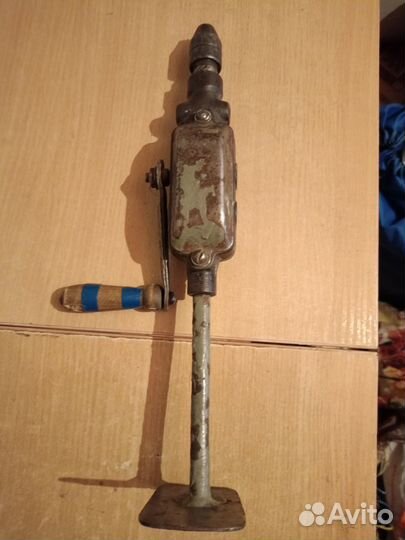 Дрель ручная времён СССР