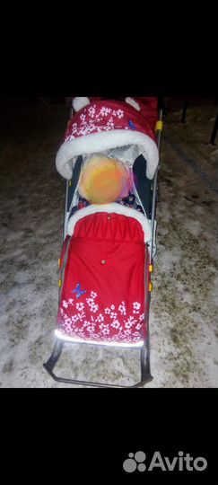 Детские санки коляска бу