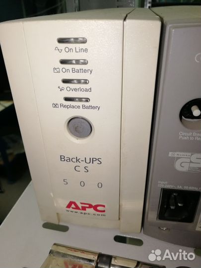 Ибп aps back ups c s 500