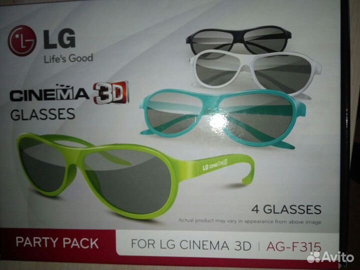 Очки 3d glasses lg