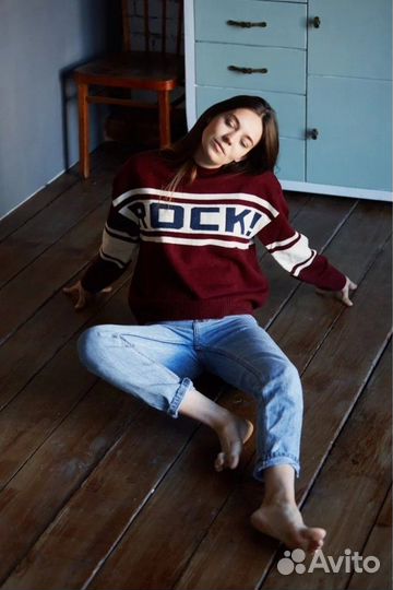 Джемпер, свитер теплый вязаный трикотаж новый