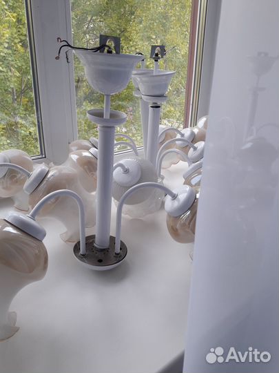 Люстра бу 3-х рожковая