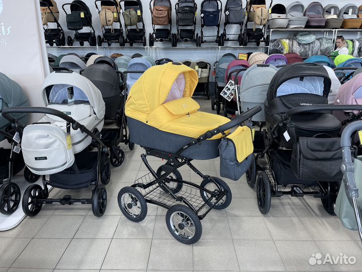 Детская коляска-люлька Indigo blues Classic