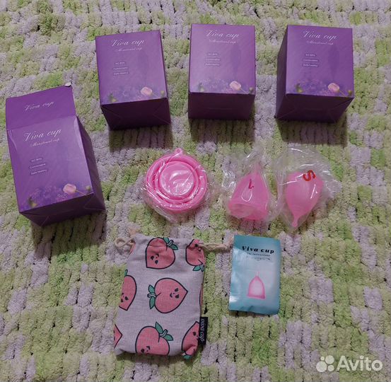 Чаша для менструации,менструальные чаши 2шт набор