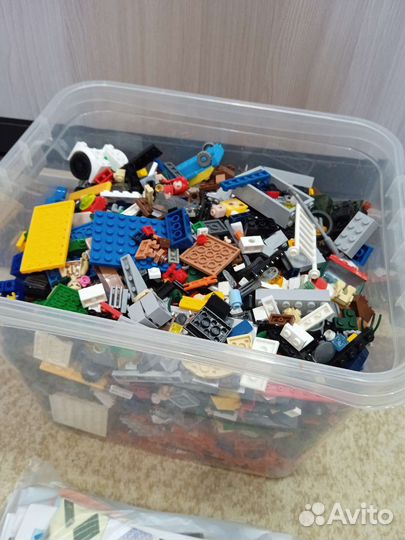 Конструктор лего вперемешку