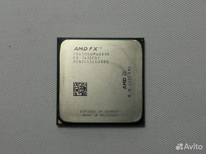AMD FX 6300 / сокет: AM3+ / 6-ядерный / 3500 Мгц