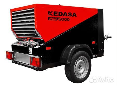 Передвижной дизельный компрессор Kedasa MSP 5000-8