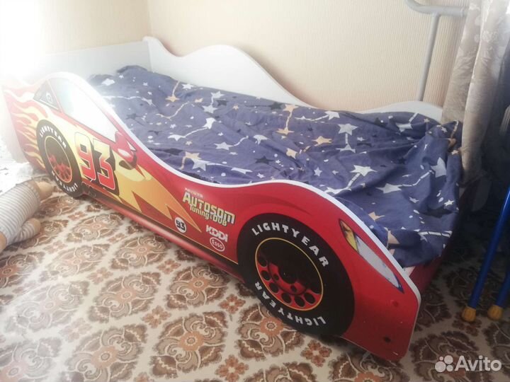 Кровать машинка детская б/у