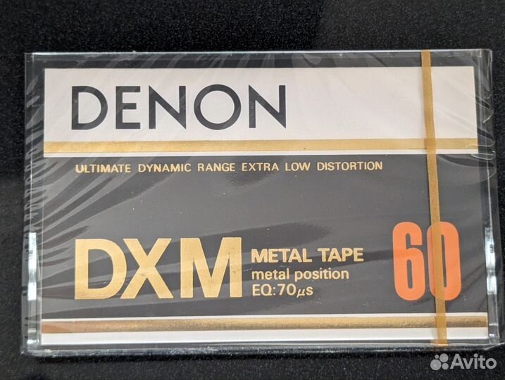 Аудиокассета Denon DXM 60 (1978)