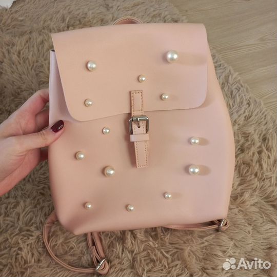 Рюкзак пудровый