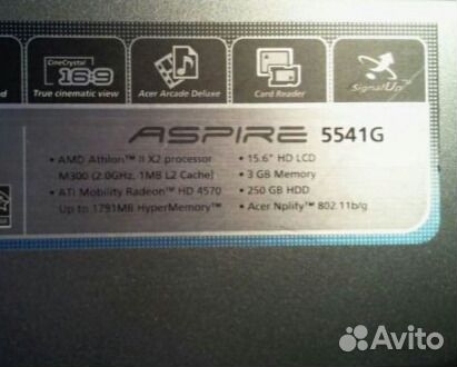 Ноутбук. acer aspire 5541G