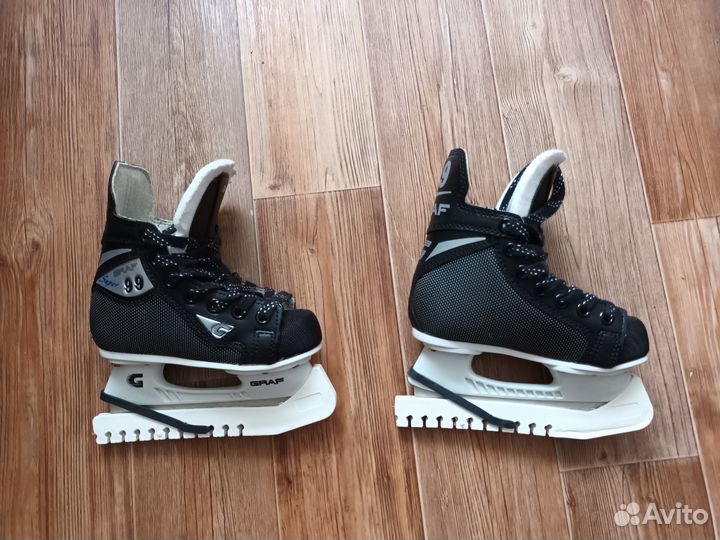 Коньки хоккейные детские 28 размер Graf