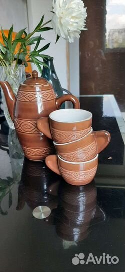 Набор глиняной, керамической посуды СССР