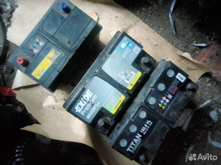 Аккумуляторы б/у 100ач,85,78