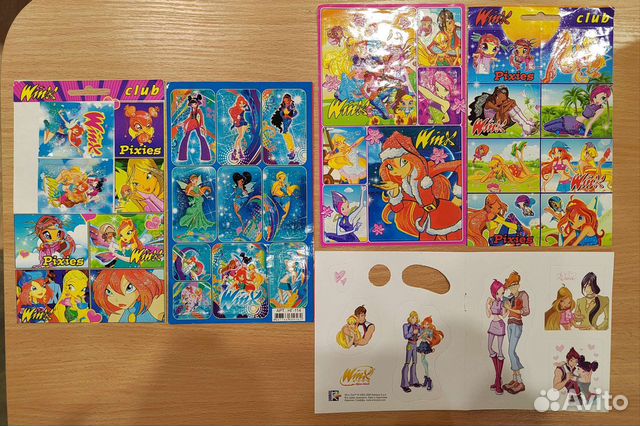 Наклейки Винкс, Winx купить в Смоленске | Хобби и отдых | Авито