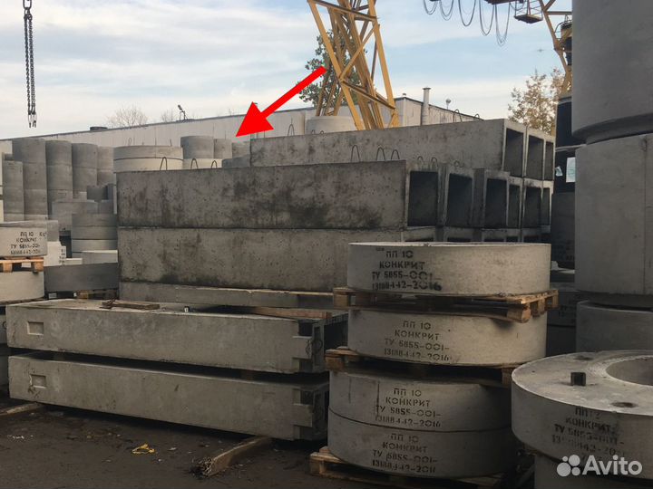 Жб кольцо сквозное кс 7-6 паз/гребень ГОСТ