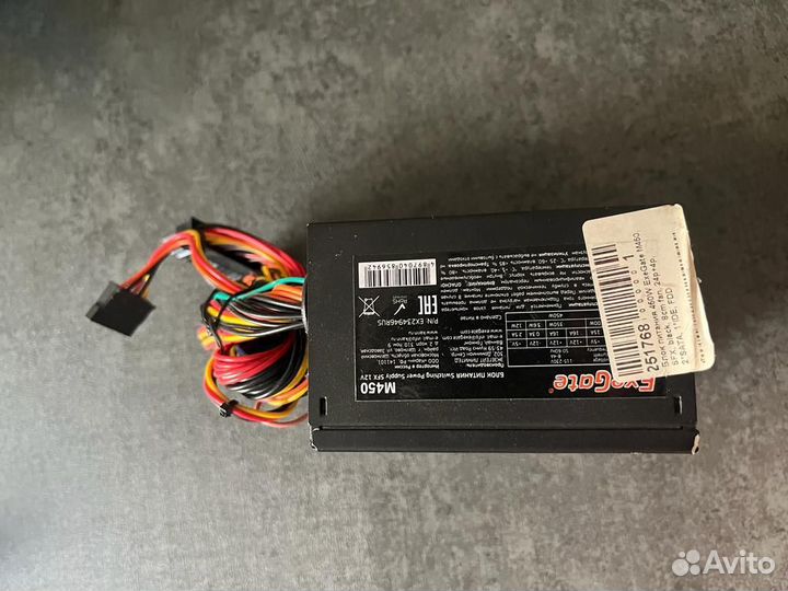 Блок питания ExeGate M450 (SFX) 450W черный