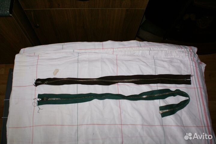 Молнии разъёмные металлические 2шт, 50см, 60см