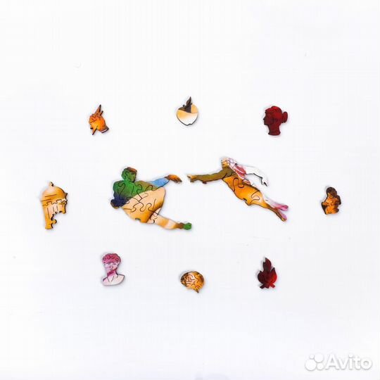 Деревянный пазл 