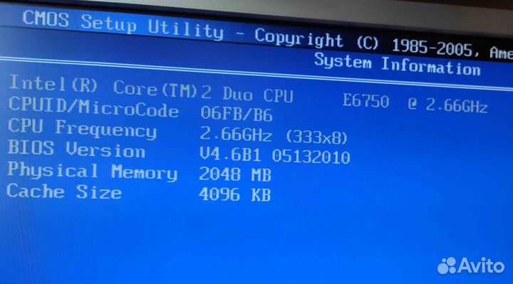 Материнская плата MSI G31TM-P35 LGA775 + CPU+ 2gb