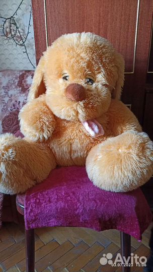 Плюшевая игрушка собака