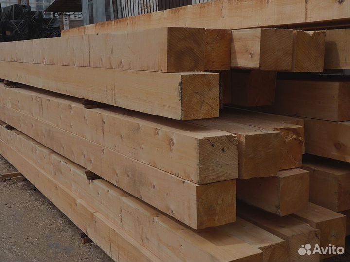 Брус из лиственницы 1 сорта для качественного стро