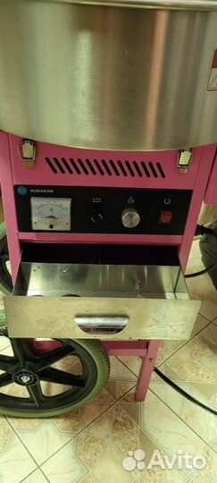 Аппарат для сахарной ваты Hurakan HKN-C2-T розовый