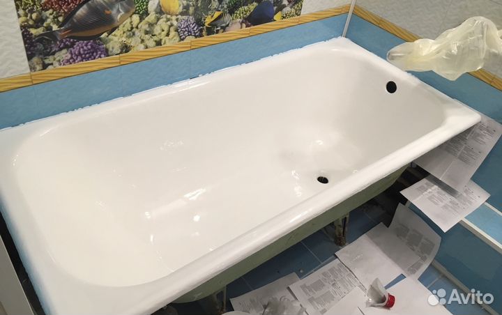 Реставрация эмали ванн