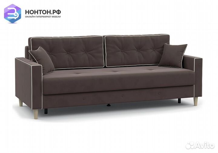 Диван тик-так Айрин коричневый