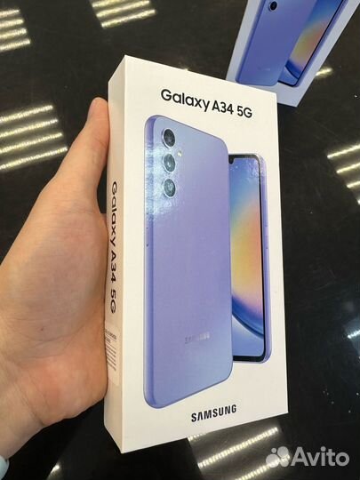 New Смартфон Samsung Galaxy A34 5G 6/128Gb Violet