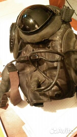 Шлемофон лётный меховой шз-82 с причиндалами