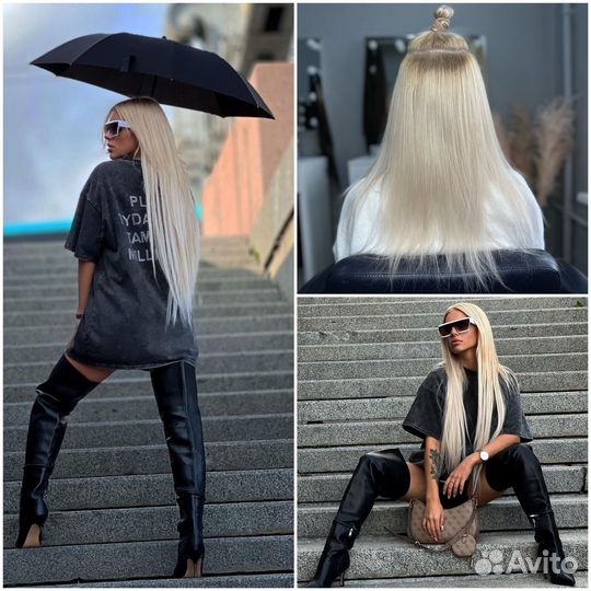 Афронаращивание волос / Наращивание волос