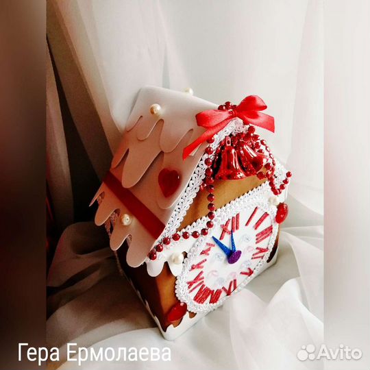 Поделки на новый год. Новогодние часы