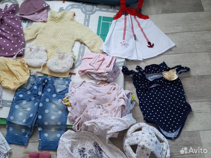 Детские вещи для девочки 68 74