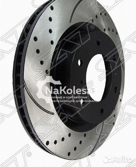 Комплект дисков тормозных передний перфорированные