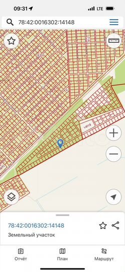 Участок 9,5 сот. (СНТ, ДНП)