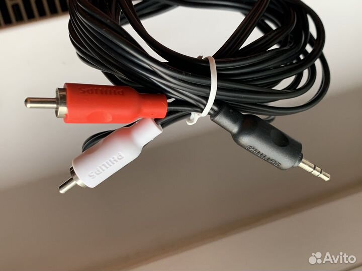 Межблочный кабель Philips rca - 3,5 jack, 3 метра