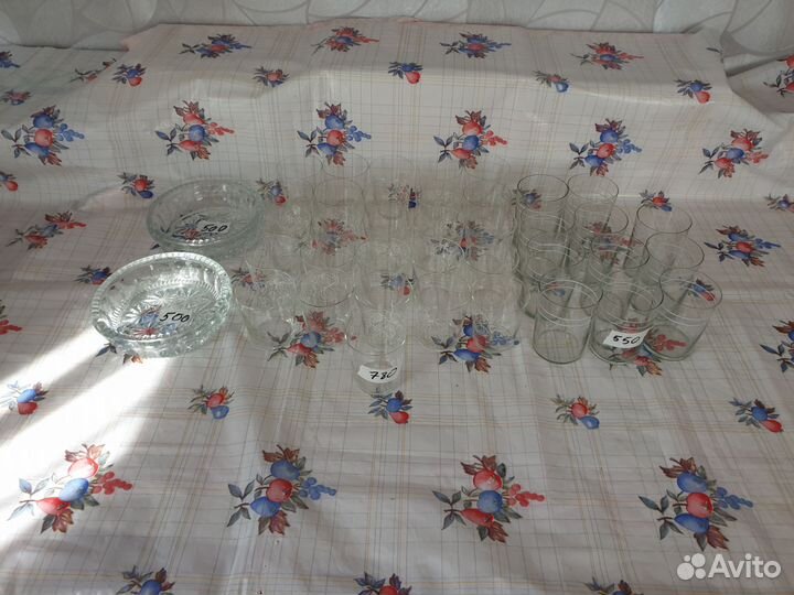 Сервизы,тарелка,Бокал хрусталь СССР, гдр