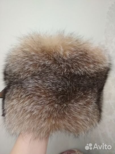 Шапка меховая эффектная