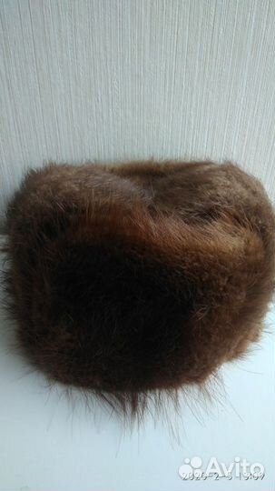Шапка зимняя мех бобра