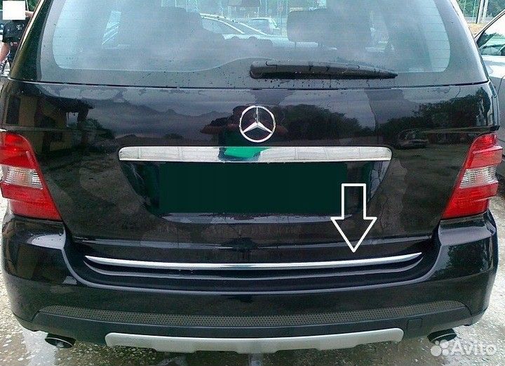Накладка на крышку багажника Mercedes-Benz ML W164