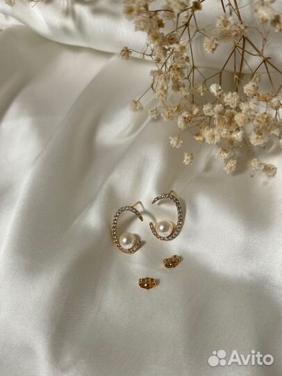 Серьги тренд винтаж
