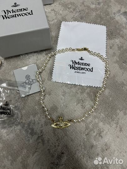 Vivienne Westwood колье золотое ожерелье