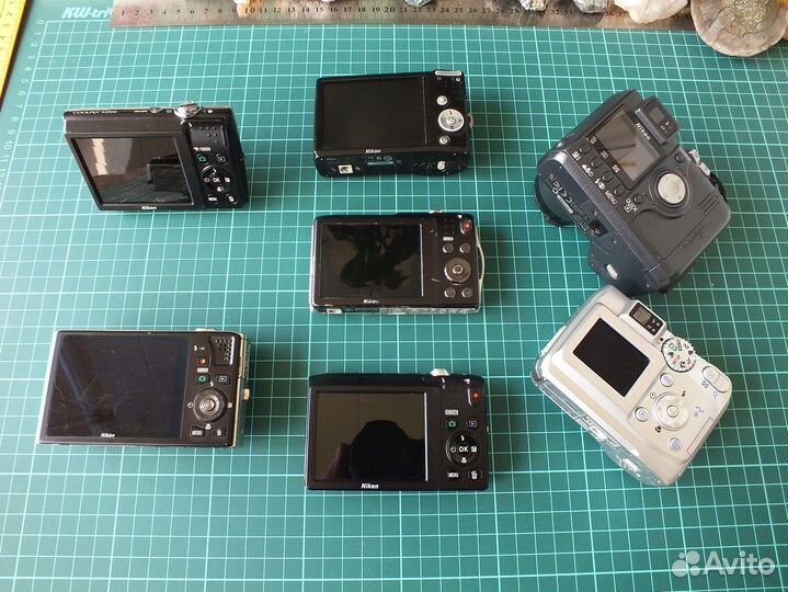 Nikon Coolpix от 885 до S8000 (от 3 до 20Мп - 7шт)